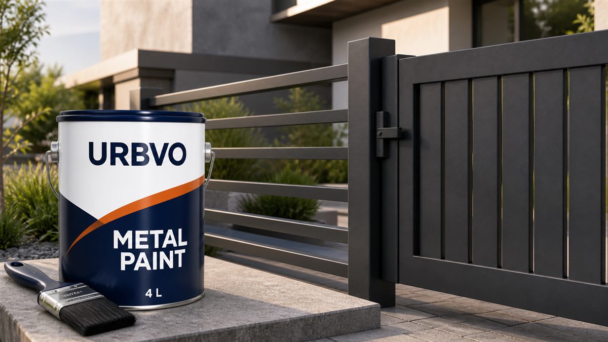URBVO metal paint and coated outdoor gate
