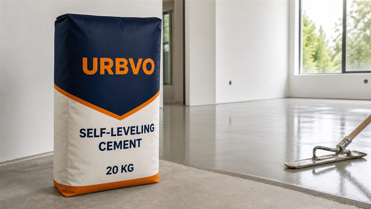 URBVO self-leveling cement and smooth floor application