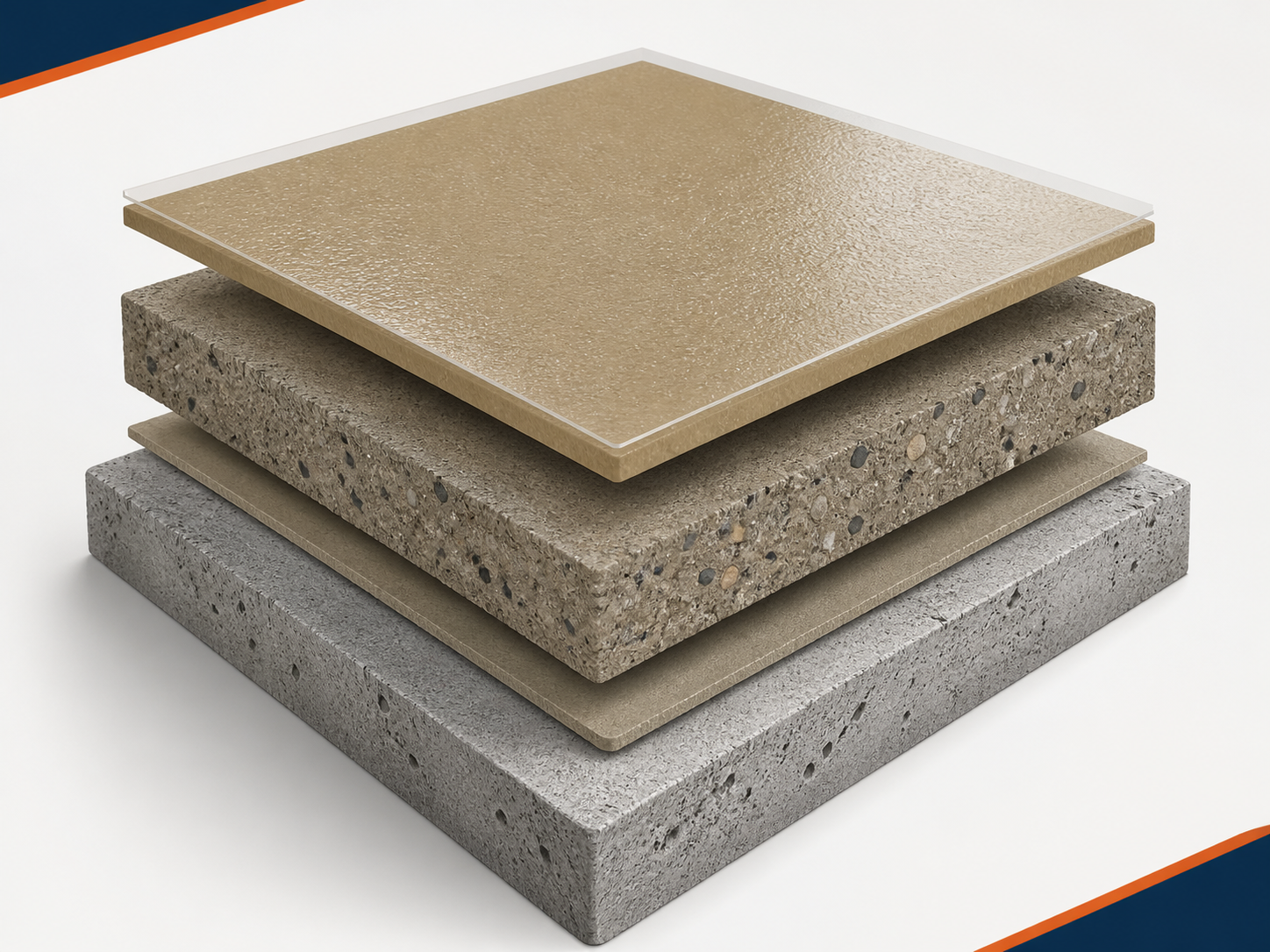 Cementitious urethane mortar floor in a processing plant