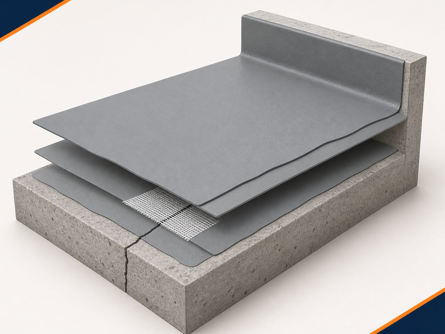 Gray liquid waterproof coating system